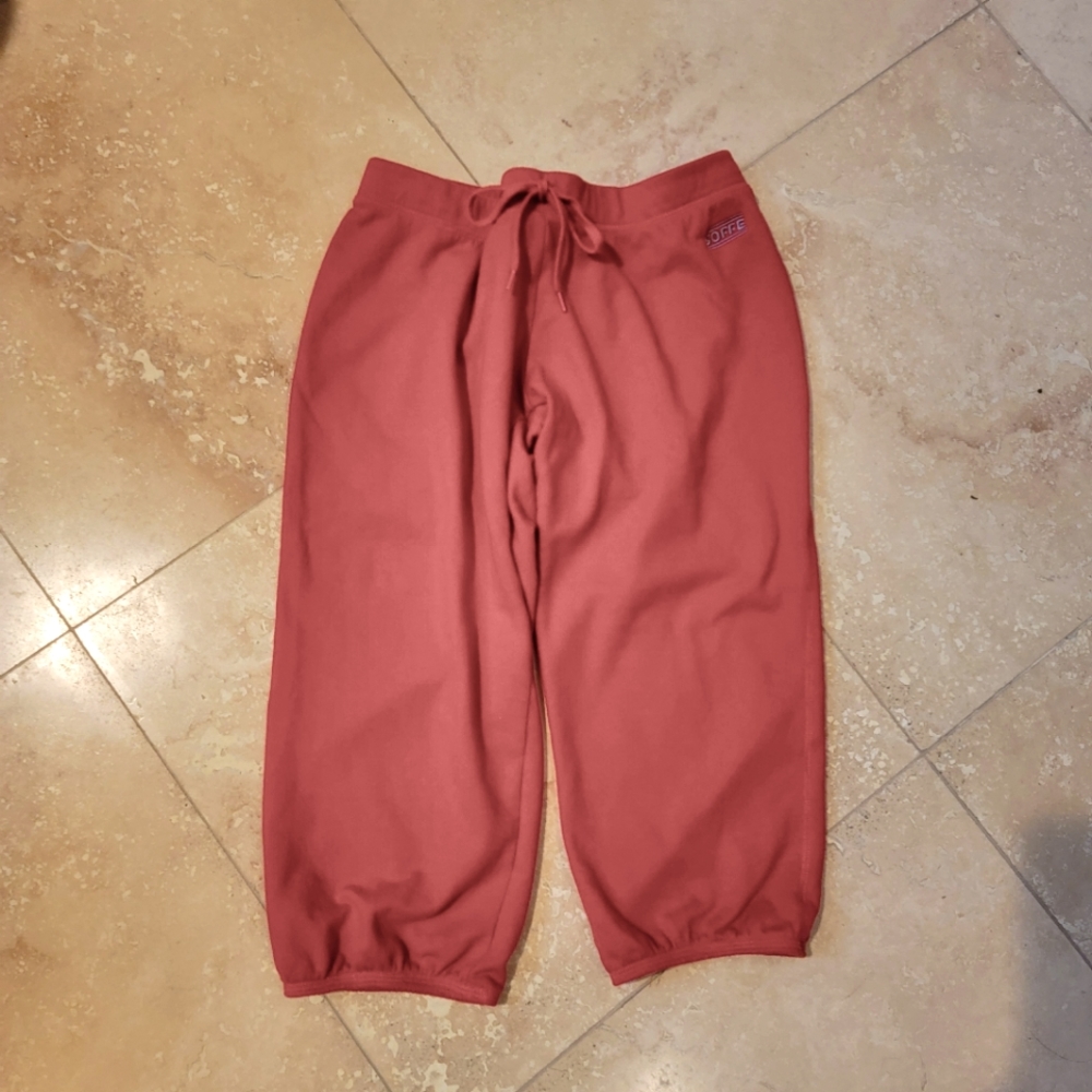 Soffe cropped jogger, size M.